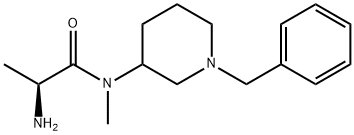(S)-2-AMino-N-(1-benzyl-piperidin-3-yl)-N-Methyl-propionaMide Structure