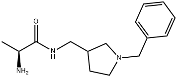 (S)-2-AMino-N-(1-benzyl-pyrrolidin-3-ylMethyl)-propionaMide Structure