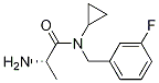 (S)-2-AMino-N-cyclopropyl-N-(3-fluoro-benzyl)-propionaMide Structure