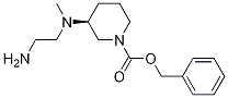 (S)-3-[(2-AMino-ethyl)-Methyl-aMino]-piperidine-1-carboxylic acid benzyl ester Structure