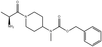 [1-((S)-2-AMino-propionyl)-piperidin-4-ylMethyl]-carbaMic acid benzyl ester Structure