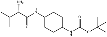 [4-((S)-2-AMino-3-Methyl-butyrylaMino)-cyclohexyl]-carbaMic acid tert-butyl ester Structure