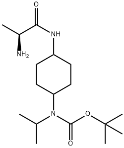 [4-((S)-2-AMino-propionylaMino)-cyclohexyl]-isopropyl-carbaMic acid tert-butyl ester Structure