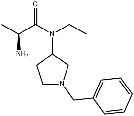(S)-2-AMino-N-(1-benzyl-pyrrolidin-3-yl)-N-ethyl-propionaMide Structure