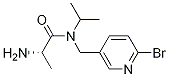 (S)-2-AMino-N-(6-broMo-pyridin-3-ylMethyl)-N-isopropyl-propionaMide Structure