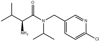 (S)-2-AMino-N-(6-chloro-pyridin-3-ylMethyl)-N-isopropyl-3-Methyl-butyraMide Structure