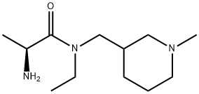 (S)-2-AMino-N-ethyl-N-(1-Methyl-piperidin-3-ylMethyl)-propionaMide Structure