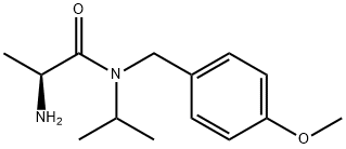(S)-2-AMino-N-isopropyl-N-(4-Methoxy-benzyl)-propionaMide Structure