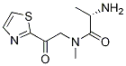 (S)-2-AMino-N-Methyl-N-(2-oxo-2-thiazol-2-yl-ethyl)-propionaMide Structure