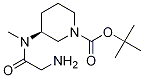(S)-3-[(2-AMino-acetyl)-Methyl-aMino]-piperidine-1-carboxylic acid tert-butyl ester|