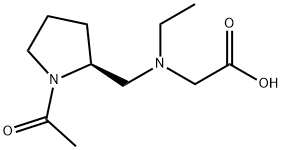 [((S)-1-Acetyl-pyrrolidin-2-ylMethyl)-ethyl-aMino]-acetic acid Structure