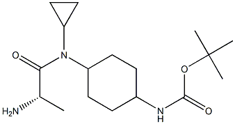 {4-[((S)-2-AMino-propionyl)-cyclopropyl-aMino]-cyclohexyl}-carbaMic acid tert-butyl ester|
