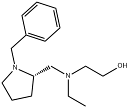 2-[((S)-1-Benzyl-pyrrolidin-2-ylMethyl)-ethyl-aMino]-ethanol Structure