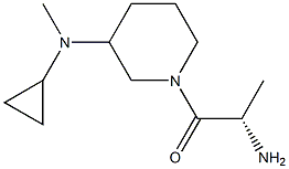 (S)-2-AMino-1-[3-(cyclopropyl-Methyl-aMino)-piperidin-1-yl]-propan-1-one Structure
