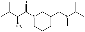 (S)-2-AMino-1-{3-[(isopropyl-Methyl-aMino)-Methyl]-piperidin-1-yl}-3-Methyl-butan-1-one Structure