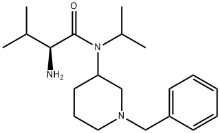 (S)-2-AMino-N-(1-benzyl-piperidin-3-yl)-N-isopropyl-3-Methyl-butyraMide Structure