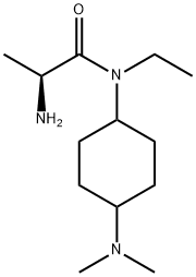 (S)-2-AMino-N-(4-diMethylaMino-cyclohexyl)-N-ethyl-propionaMide Structure