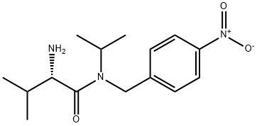 (S)-2-AMino-N-isopropyl-3-Methyl-N-(4-nitro-benzyl)-butyraMide Structure