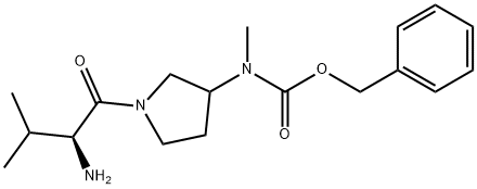 [1-((S)-2-AMino-3-Methyl-butyryl)-pyrrolidin-3-ylMethyl]-carbaMic acid benzyl ester Structure