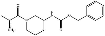 [1-((S)-2-AMino-propionyl)-piperidin-3-yl]-carbaMic acid benzyl ester Structure
