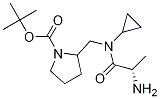 2-{[((S)-2-AMino-propionyl)-cyclopropyl-aMino]-Methyl}-pyrrolidine-1-carboxylic acid tert-butyl ester|