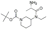 3-[((S)-2-AMino-propionyl)-ethyl-aMino]-piperidine-1-carboxylic acid tert-butyl ester Structure
