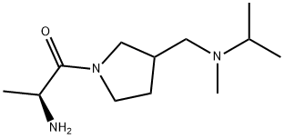 (S)-2-AMino-1-{3-[(isopropyl-Methyl-aMino)-Methyl]-pyrrolidin-1-yl}-propan-1-one Structure