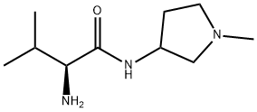 (S)-2-AMino-3-Methyl-N-(1-Methyl-pyrrolidin-3-yl)-butyraMide Structure