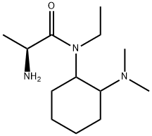 (S)-2-AMino-N-(2-diMethylaMino-cyclohexyl)-N-ethyl-propionaMide Structure