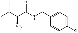 (S)-2-AMino-N-(4-chloro-benzyl)-3-Methyl-butyraMide Structure