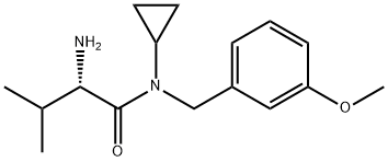 (S)-2-AMino-N-cyclopropyl-N-(3-Methoxy-benzyl)-3-Methyl-butyraMide Structure