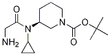 (S)-3-[(2-AMino-acetyl)-cyclopropyl-aMino]-piperidine-1-carboxylic acid tert-butyl ester Structure