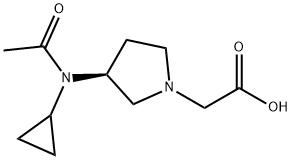 [(S)-3-(Acetyl-cyclopropyl-aMino)-pyrrolidin-1-yl]-acetic acid|