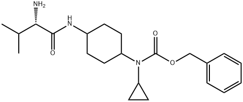 [4-((S)-2-AMino-3-Methyl-butyrylaMino)-cyclohexyl]-cyclopropyl-carbaMic acid benzyl ester|