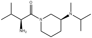(S)-2-AMino-1-[(S)-3-(isopropyl-Methyl-aMino)-piperidin-1-yl]-3-Methyl-butan-1-one Structure