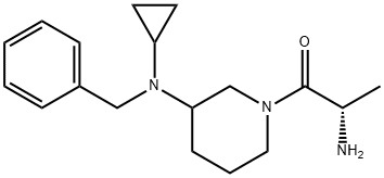 (S)-2-AMino-1-[3-(benzyl-cyclopropyl-aMino)-piperidin-1-yl]-propan-1-one Structure