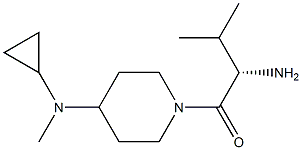 (S)-2-AMino-1-[4-(cyclopropyl-Methyl-aMino)-piperidin-1-yl]-3-Methyl-butan-1-one Structure
