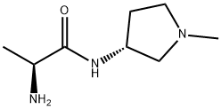 (S)-2-AMino-N-((R)-1-Methyl-pyrrolidin-3-yl)-propionaMide Structure