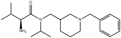 (S)-2-AMino-N-(1-benzyl-piperidin-3-ylMethyl)-N-isopropyl-3-Methyl-butyraMide Structure