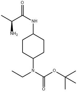 [4-((S)-2-AMino-propionylaMino)-cyclohexyl]-ethyl-carbaMic acid tert-butyl ester|