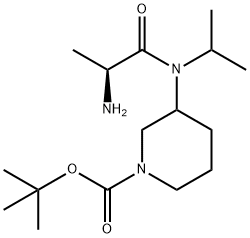 3-[((S)-2-AMino-propionyl)-isopropyl-aMino]-piperidine-1-carboxylic acid tert-butyl ester|
