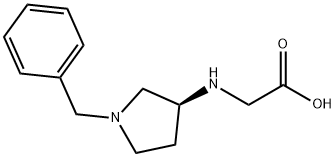 ((S)-1-Benzyl-pyrrolidin-3-ylaMino)-acetic acid Structure