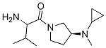 (S)-2-AMino-1-[3-(cyclopropyl-Methyl-aMino)-pyrrolidin-1-yl]-3-Methyl-butan-1-one Structure