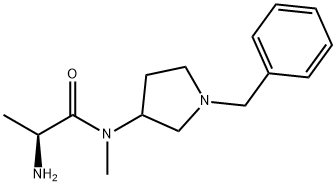 (S)-2-AMino-N-(1-benzyl-pyrrolidin-3-yl)-N-Methyl-propionaMide Structure