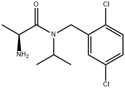 (S)-2-AMino-N-(2,5-dichloro-benzyl)-N-isopropyl-propionaMide Structure
