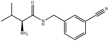 (S)-2-AMino-N-(3-cyano-benzyl)-3-Methyl-butyraMide Structure