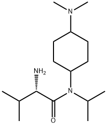 (S)-2-AMino-N-(4-diMethylaMino-cyclohexyl)-N-isopropyl-3-Methyl-butyraMide Structure