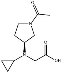 [((S)-1-Acetyl-pyrrolidin-3-yl)-cyclopropyl-aMino]-acetic acid|