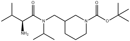 3-{[((S)-2-AMino-3-Methyl-butyryl)-isopropyl-aMino]-Methyl}-piperidine-1-carboxylic acid tert-butyl ester|