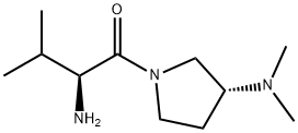 (S)-2-AMino-1-((R)-3-diMethylaMino-pyrrolidin-1-yl)-3-Methyl-butan-1-one Structure